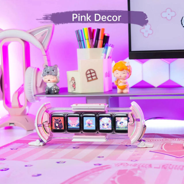 Divoom Times Gate Screen Display Pixel Art Gaming Setup Alarm Clock with Smart App Control Screen Home Desktop Decor Homegood