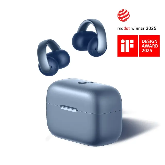 New Soundcore AeroClip by Anker, Open-Ear Earbuds Clip-On Earphones