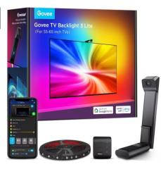NEW Govee TV Backlight 3 Lite with Fish-Eye Correction Function Sync to 55-65 Inch TVs, 11.8ft RGBICW Wi-Fi LED Strip Lights