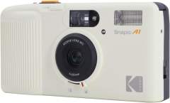 NEW KODAK Snapic A1 35mm Film Camera 35mm Reusable 2-Zone Focus Lightweight Compact (Ivory White)