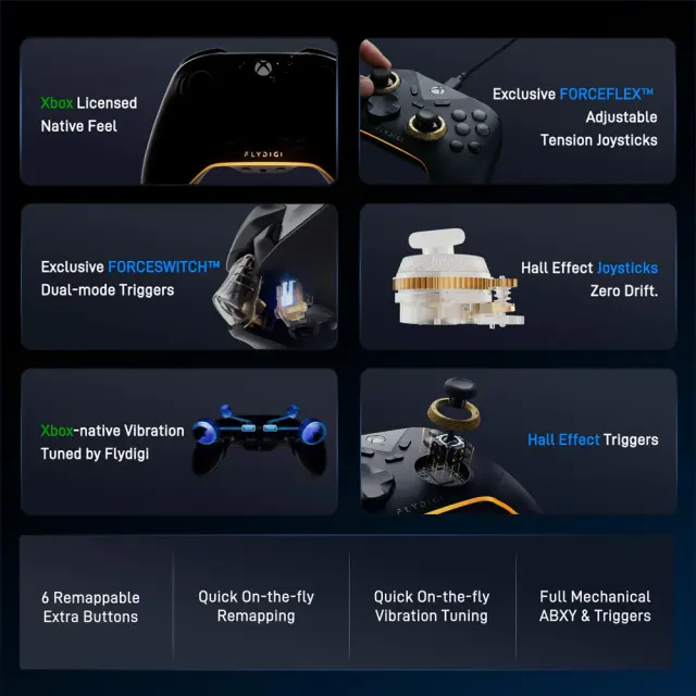 NEW Flydigi Vader 5S Xbox Wired Controller