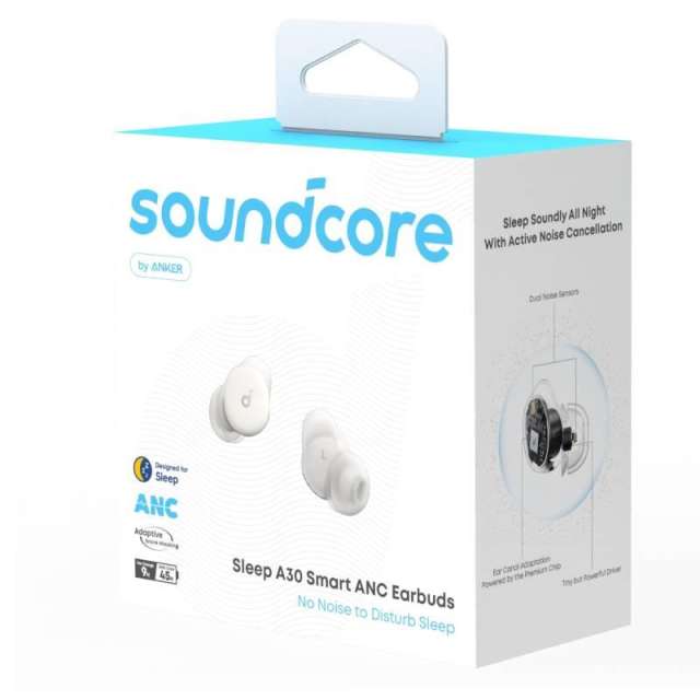 NEW Soundcore Sleep A30 The World's First Smart ANC Sleep Earbuds