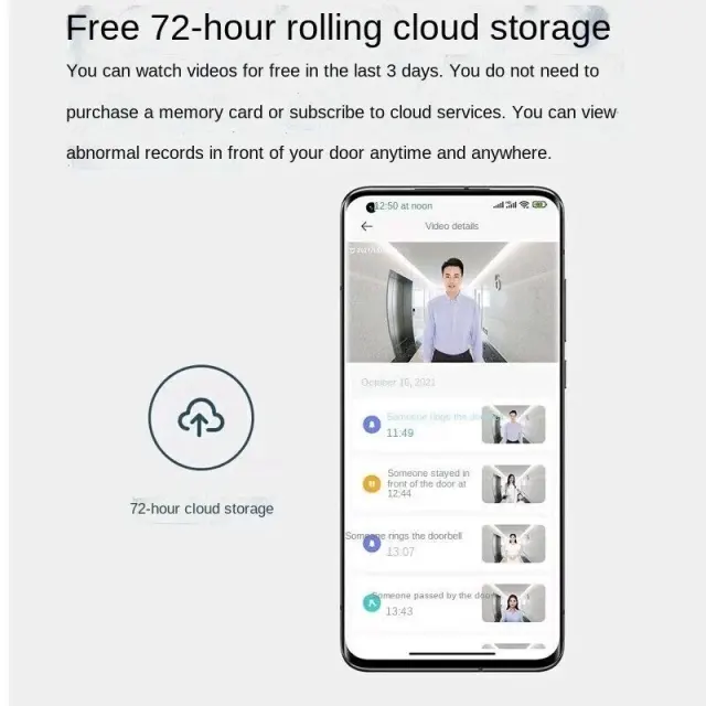 Xiaomi Smart Door-bell 3 WiFi Smart Intercom Ring Security Phone Camera 2K