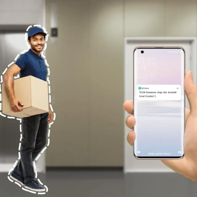 Xiaomi Smart Door-bell 3 WiFi Smart Intercom Ring Security Phone Camera 2K