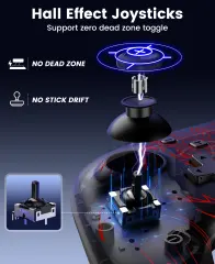 For Nintendo Switch 2/OLED Console Wireless Pro Controller Bluetooth Gamepad