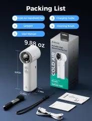 2026 New Aecooly Cold Air Handheld Portable Fan