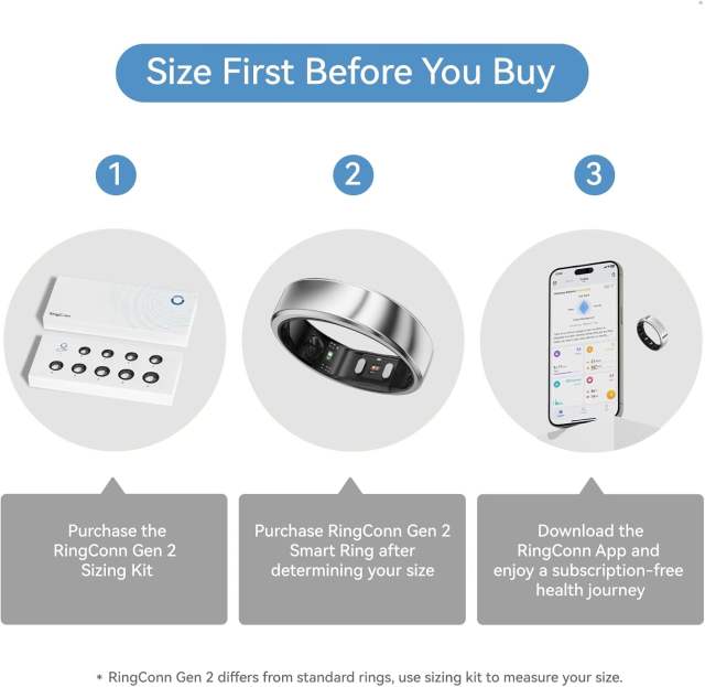 New RingConn Gen 2 World’s First Smart Ring
