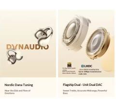 Oppo Enco Clip2 Open Ear Wireless Bluetooth Earphones Ear Jewelry 5.2 Grams Ultra Light Gold Plated All Day Comfort Adults