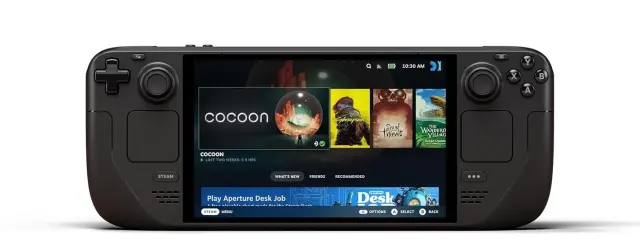 Valve Steam Deck 256GB LCD Handheld Gaming Console - UK Plug - Fast NVMe SSD