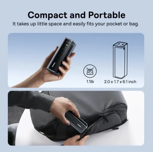 Baseus 145W Power Bank 20800mAh USB-C PD Laptop Charger