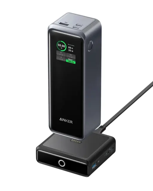 Anker Prime Power Bank 27650mAh 3-Port 250W Portable Charger 99.54Wh w/Smart App