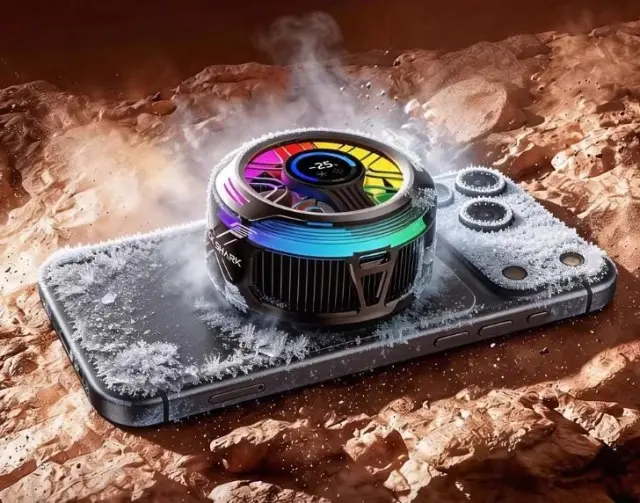 Black Shark Magnetic Cooler 6 Pro 0.71'' Screen RGB Cooling Fan