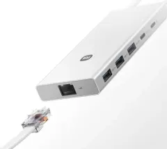 Xiaomi 10in1 Type-C Docking Station HUB to USB 3.0 HDMI 2.0 PD LAN SD