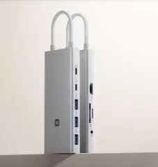 Xiaomi 10in1 Type-C Docking Station HUB to USB 3.0 HDMI 2.0 PD LAN SD