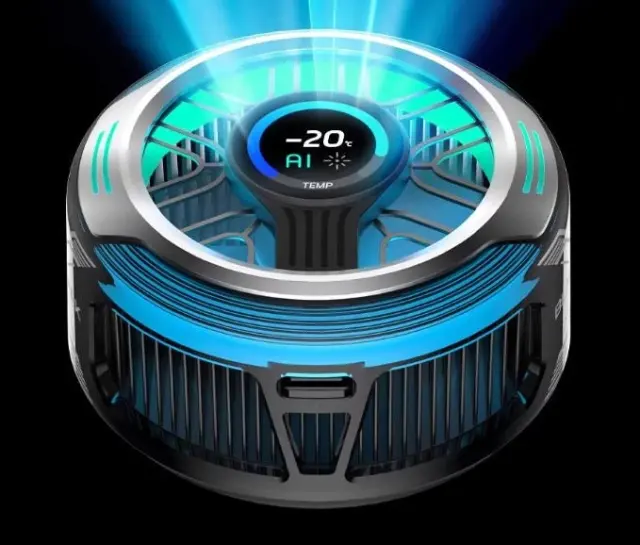 Black Shark Magnetic Cooler 6 Pro 0.71'' Screen RGB Cooling Fan