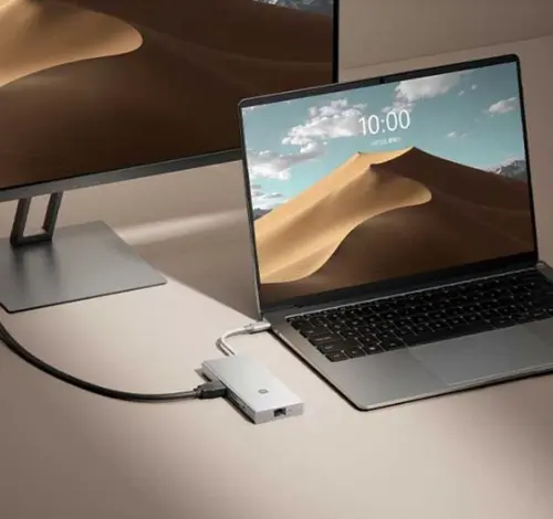 Xiaomi 10in1 Type-C Docking Station HUB to USB 3.0 HDMI 2.0 PD LAN SD