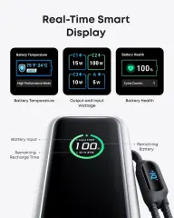 Anker Laptop Power Bank 25000mAh Portable Charger 100W USB-C Built-in Cable