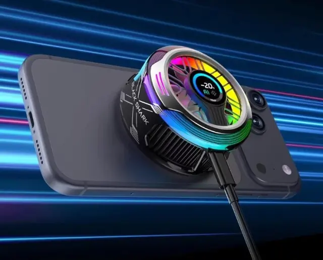 Black Shark Magnetic Cooler 6 Pro 0.71'' Screen RGB Cooling Fan