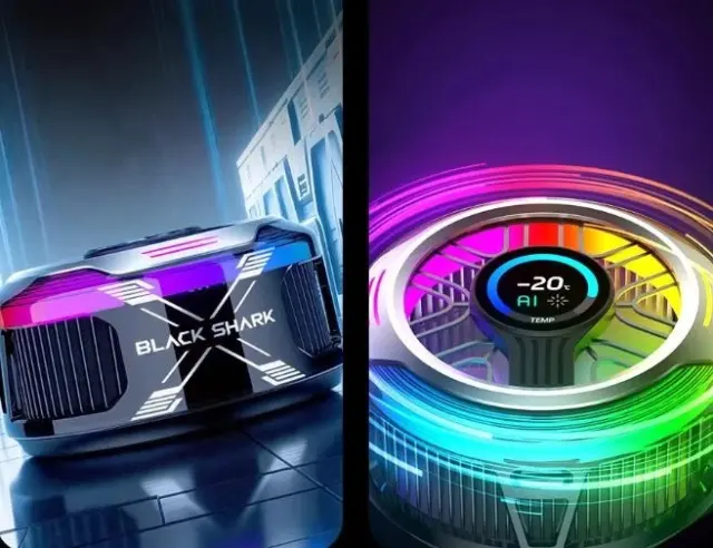 Black Shark Magnetic Cooler 6 Pro 0.71'' Screen RGB Cooling Fan