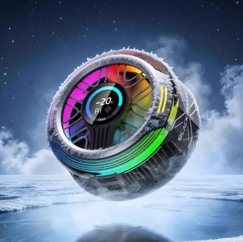 Black Shark Magnetic Cooler 6 Pro 0.71'' Screen RGB Cooling Fan