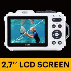 KODAK Pixpro WPZ2 - Compact Digital Camera 16M Pixels Waterproof to 15m  Shockproof Video 720p LCD Screen 2.7  Li-ion Battery Yellow