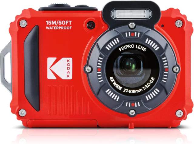 KODAK Pixpro WPZ2 - Compact Digital Camera 16M Pixels Waterproof to 15m  Shockproof Video 720p LCD Screen 2.7  Li-ion Battery Yellow