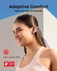 Soundcore AeroClip by Anker Open-Ear Earbuds Clip-On Earphones