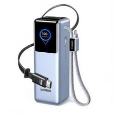 UGREEN Nexode 200W 25000mAh CCC Power Bank Build-in Retractable Cable Smart TFT Display Portable PowerBank