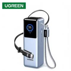 UGREEN Nexode 200W 25000mAh CCC Power Bank Build-in Retractable Cable Smart TFT Display Portable PowerBank