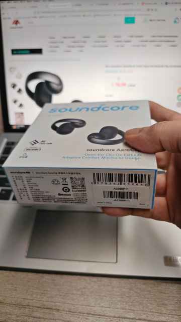 New Soundcore AeroClip by Anker, Open-Ear Earbuds Clip-On Earphones