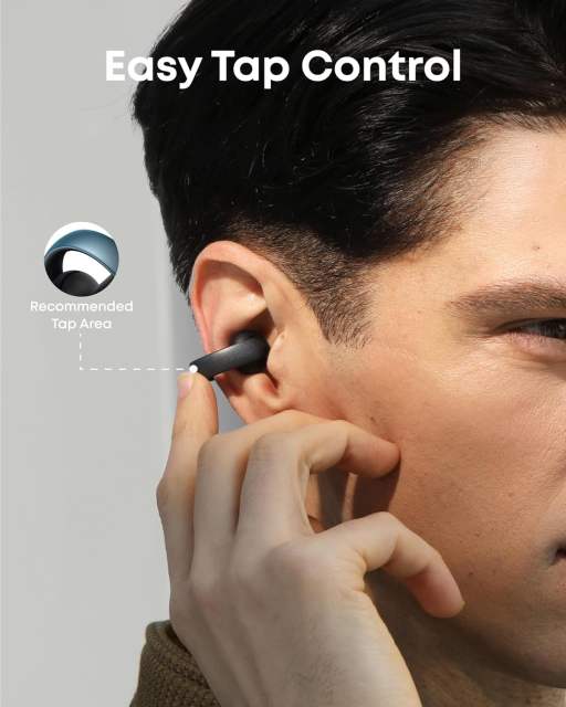 Soundcore AeroClip by Anker Open-Ear Earbuds Clip-On Earphones