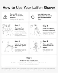 Laifen T1 Pro IPX7 Waterproof for Travel 93g Electric Shaver
