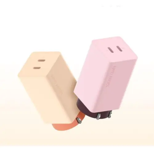 OPPO 120W Square Bottle Dual Ports Super Charging USB-C GaN Wall Chager+Cable