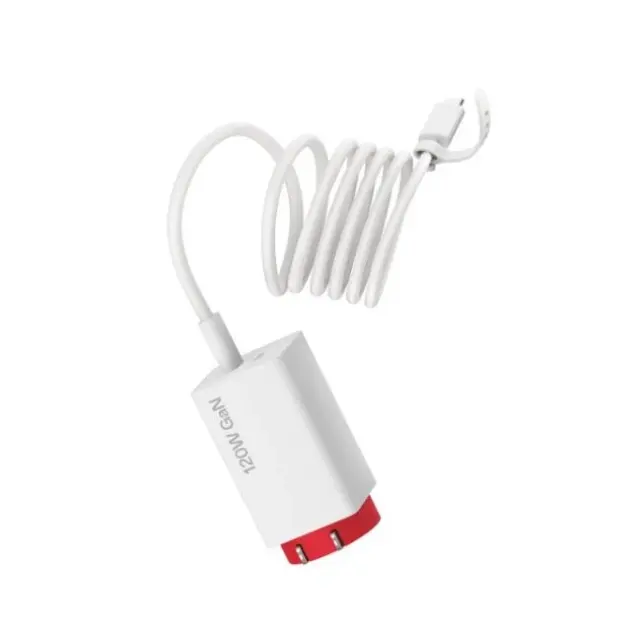 OnePlus 120W Small Square Bottle Dual Ports GaN Fast Charging Wall Charger+Cable