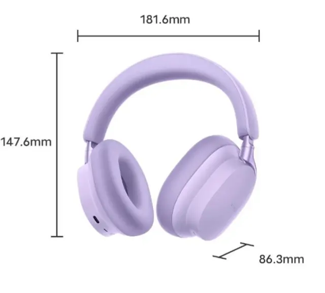 Vivo Over-ear Active Noise Cancellation Headphones Bluetooth Headsets