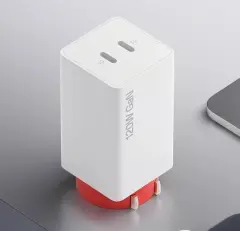 OnePlus 120W Small Square Bottle Dual Ports GaN Fast Charging Wall Charger+Cable