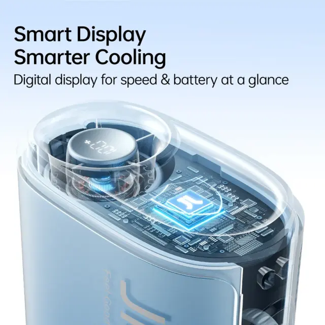 JisuLife Neck Fan Life5 100-Speed Turbo Cooling