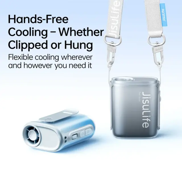 JisuLife Neck Fan Life5 100-Speed Turbo Cooling