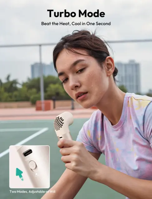 New Aecooly Portable Handheld Fan Powerful Turbo Mini Fan 19000 RPM High Speed