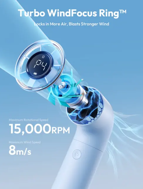 Aecooly Aero Handheld Fan Mini Body Mega Wind