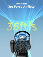 Aecooly Portable Handheld Fan Air Gimbal 4500mAh Portable Fan