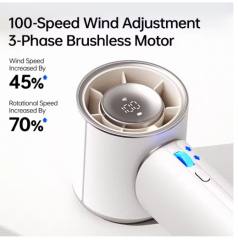 JISULIFE Portable Handheld Fan Pro1 Mini Refined Utility,Elite PU Leather, 30 Hour Cooling Power, Aroma Pod, 100-Speed Precision