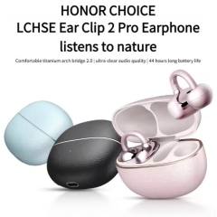 HONOR CHOICE LCHSE Ear Clip 2 Pro Earphones Wireless Bluetooth 5.4 Headphones 12mm Dynamic Earbuds Call Noise Reduction Headset
