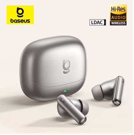 Baseus Bowie MP1 ANC Bluetooth 6.0 True Wireless Earbuds -55dB Adaptive Hybrid ANC Earphones Hi-Res LDAC 6-Mic ENC In-Ear buds