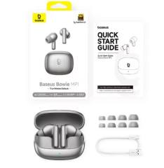 Baseus Bowie MP1 ANC Bluetooth 6.0 True Wireless Earbuds -55dB Adaptive Hybrid ANC Earphones Hi-Res LDAC 6-Mic ENC In-Ear buds