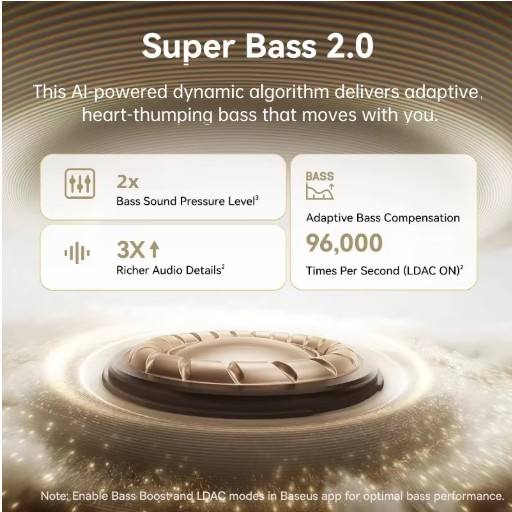 Baseus MC1 Pro Ear Clip Wireless Earphones Bluetooth 6.0 Hi-Res Ultra Open Earbuds earrings 4-Mic ENC Clip on earbuds
