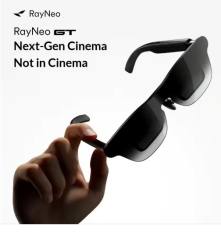 2026 NEW RayNeo  GT AR Glasses XR Smart Glasses: 59° FOV, 267-inch giant screen viewing, native 3DoF, dual-layer Micro-OLED, 120Hz