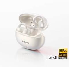 Baseus MC1 Pro Ear Clip Wireless Earphones Bluetooth 6.0 Hi-Res Ultra Open Earbuds earrings 4-Mic ENC Clip on earbuds
