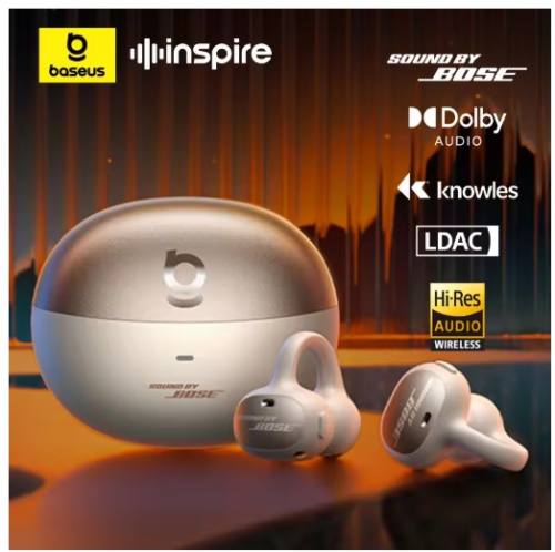 Baseus Inspire XC1 Ear Clip Wireless Earbuds Bluetooth 6.1 Hi-Res Open Earphones