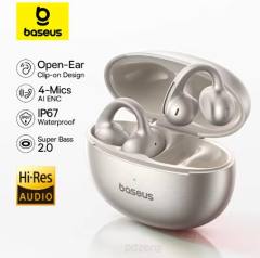 Baseus MC1 Pro Ear Clip Wireless Earphones Bluetooth 6.0 Hi-Res Ultra Open Earbuds earrings 4-Mic ENC Clip on earbuds